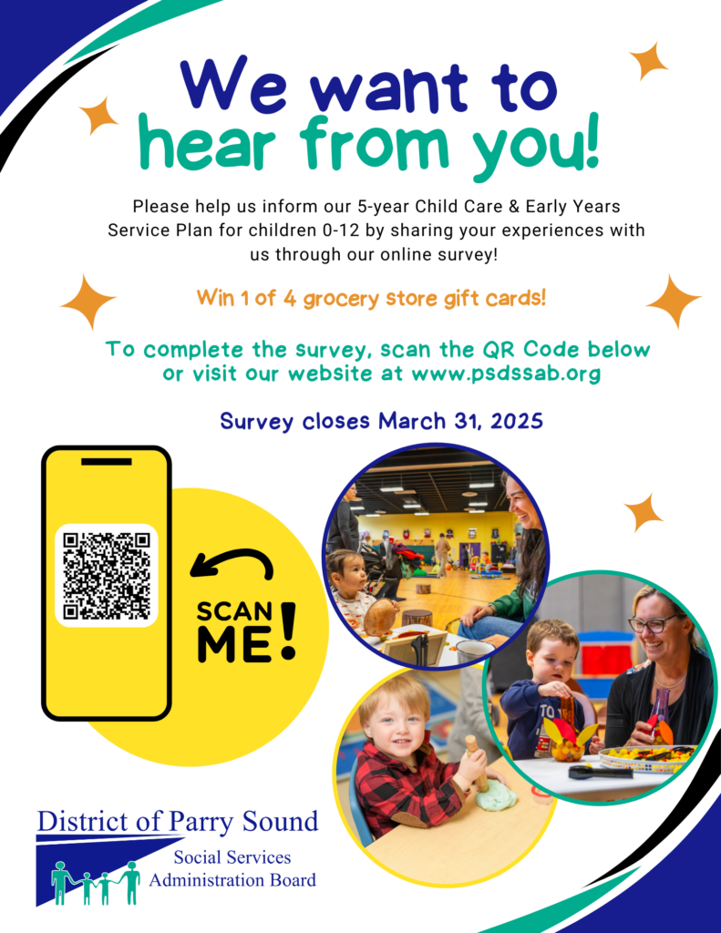 Child Care Survey poster